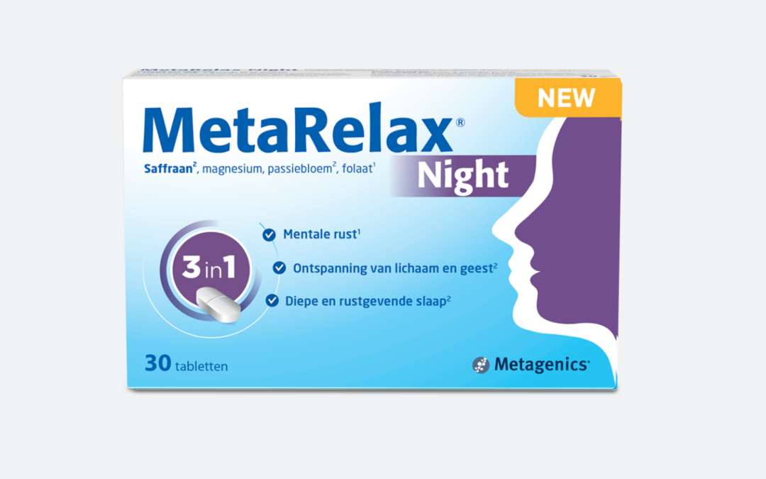 Nieuw! MetaRelax®️ Night Brengt mentale rust en ontspanning ’s avonds