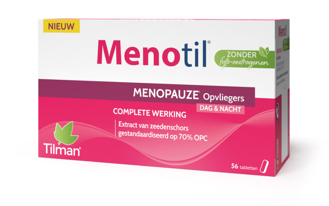 Menotil® Een innovatie voor (peri)menopauzale vrouwen1 van de laboratoria TILMAN
