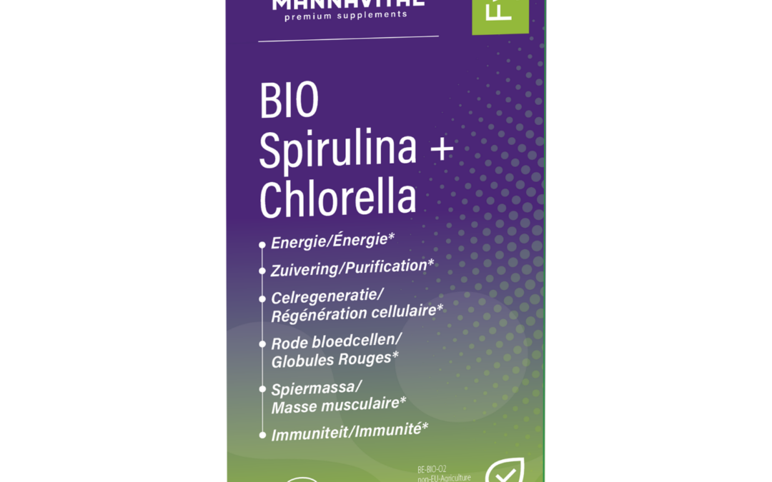 BIO Spirulina + Chlorella Platinum bij Mannavital